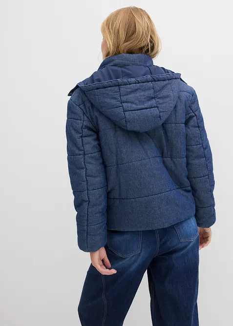 Doudoune en denim, bonprix