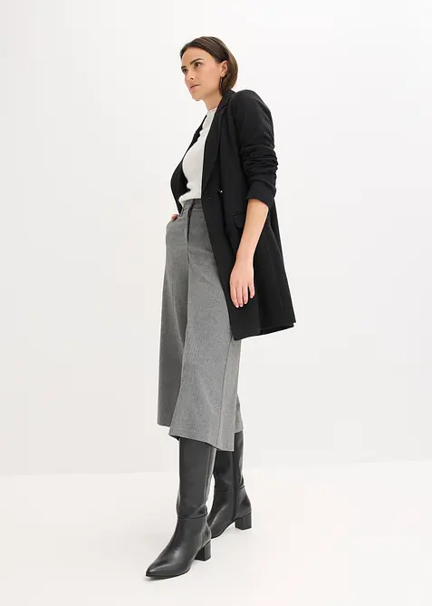 Pull manches coudes à sequins et fil brillant, bonprix