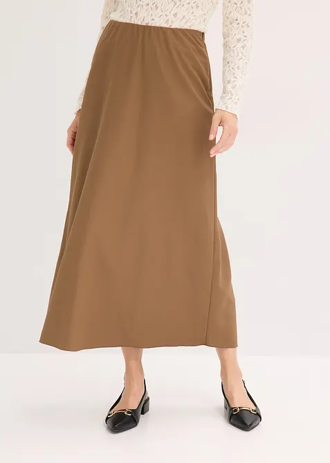 Jupe longue texturée, bonprix