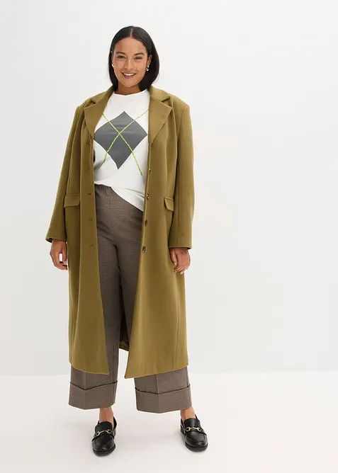 T-shirt manches coudes avec imprimé et sequins, bonprix