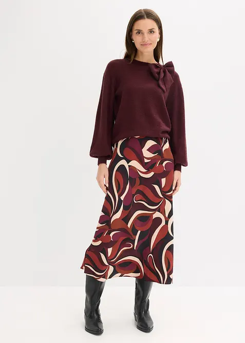 Pull avec application n&oelig;ud, bonprix