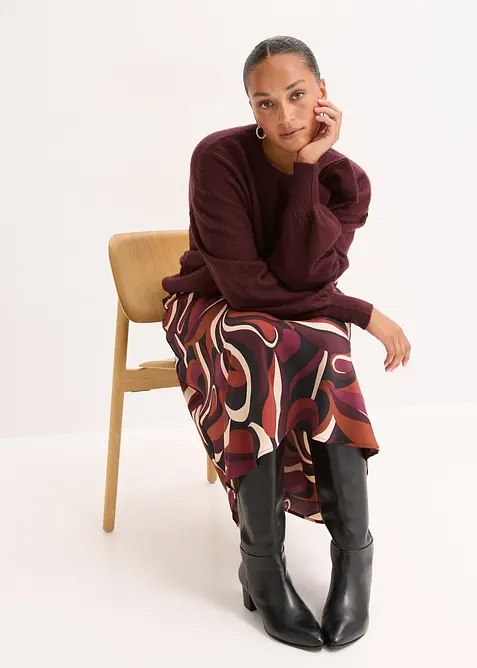 Pull avec application n&oelig;ud, bonprix