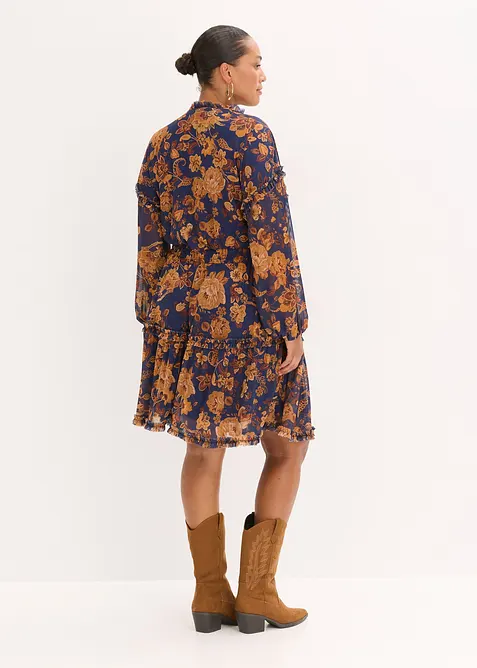 Robe-tunique en mesh doux, bonprix