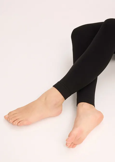 Legging de grossesse en polaire thermique 140den, bonprix