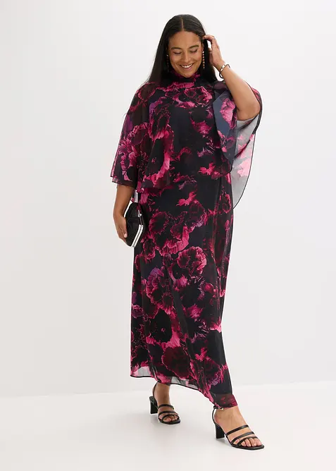 Robe longue en mousseline, bonprix