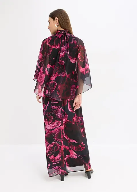 Robe longue en mousseline, bonprix