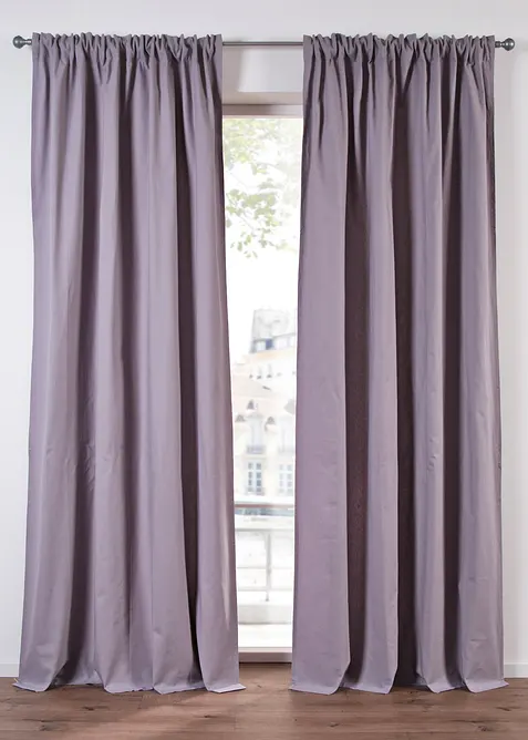 Rideau en coton, aussi en longueur XXL (1 pce), bonprix