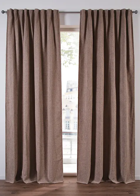 Rideau obscurcissant texturé (1 pce), bonprix