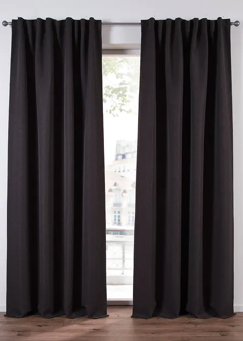 Rideau obscurcissant, légèrement texturé (1 pce), bonprix