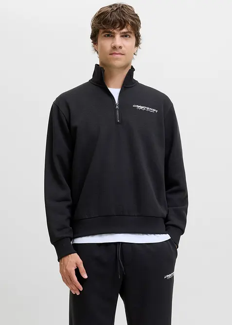 Sweat-shirt à col zippé JJ REBEL, J&J Rebel