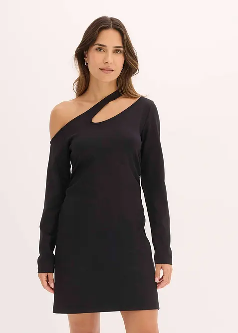 Robe courte avec découpes, bonprix