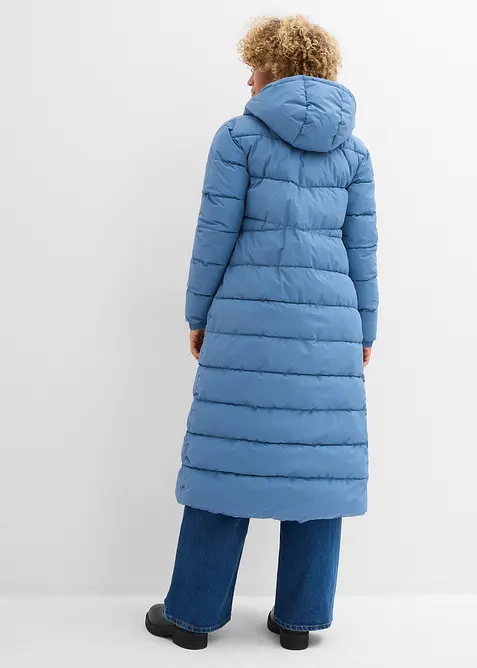 Doudoune longue à capuche, bonprix