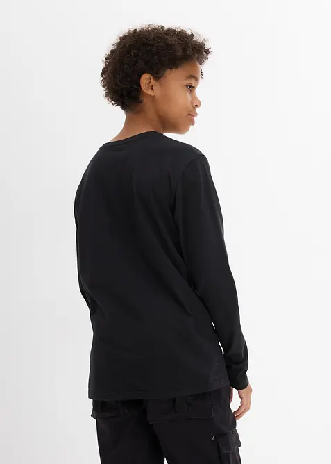 T-shirt manches longues 100% coton, bonprix