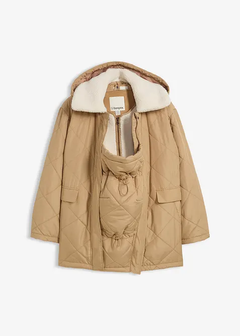 Parka de grossesse et de portage 6-en-1 avec gilet sans manches amovible, bonprix
