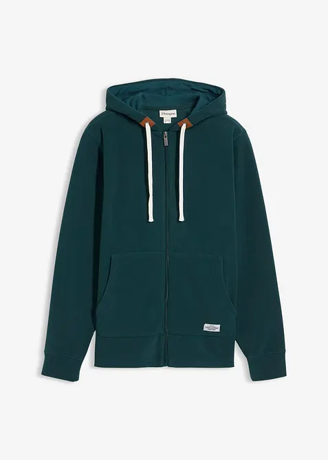 Veste polaire à capuche et poches plaquées, bonprix