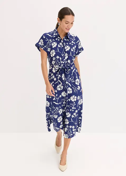 Robe-chemise imprimée, bonprix