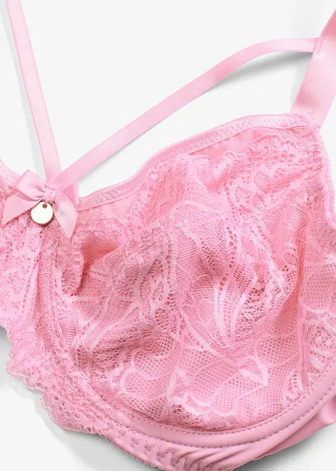 Soutien-gorge minimiseur avec dentelle délicate, bonprix