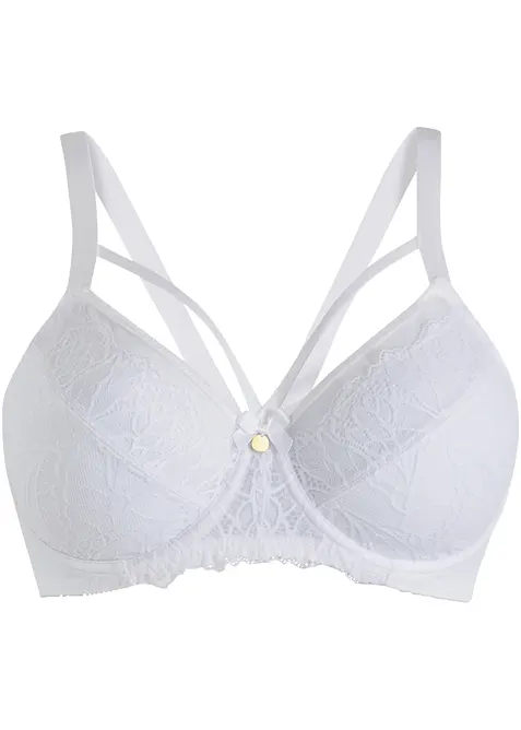 Soutien-gorge minimiseur avec dentelle d&eacute;licate, bonprix