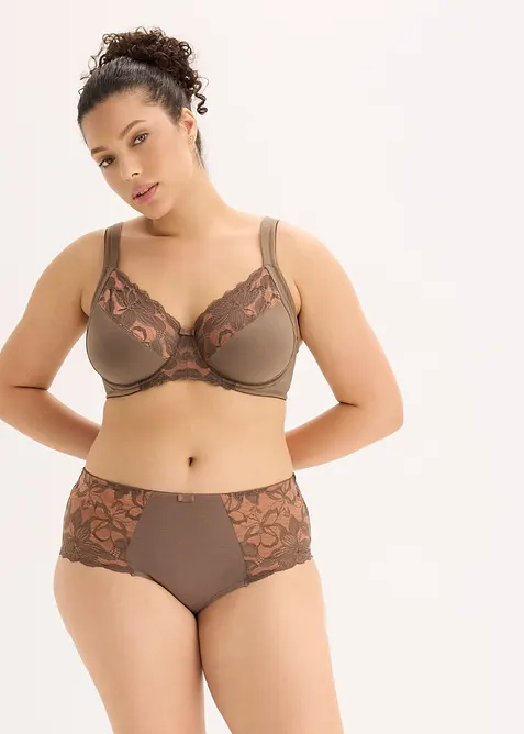 Soutien-gorge &agrave; armatures et bretelles rembourr&eacute;es, bonprix