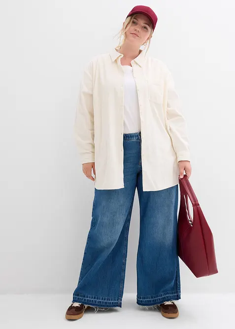 Chemise en velours côtelé 100% coton, bonprix