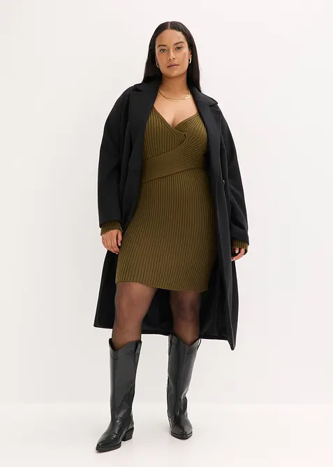 Robe pull en viscose majoritaire, bonprix