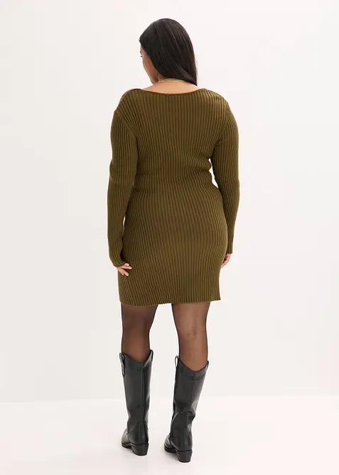 Robe pull en viscose majoritaire, bonprix