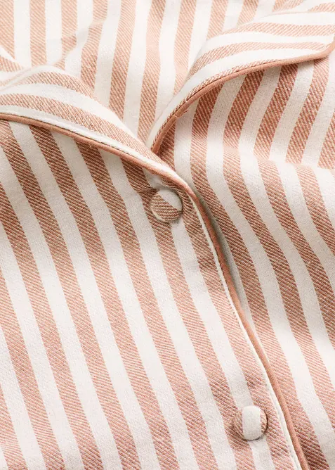 Pyjama en flanelle avec pochette cadeau, bonprix