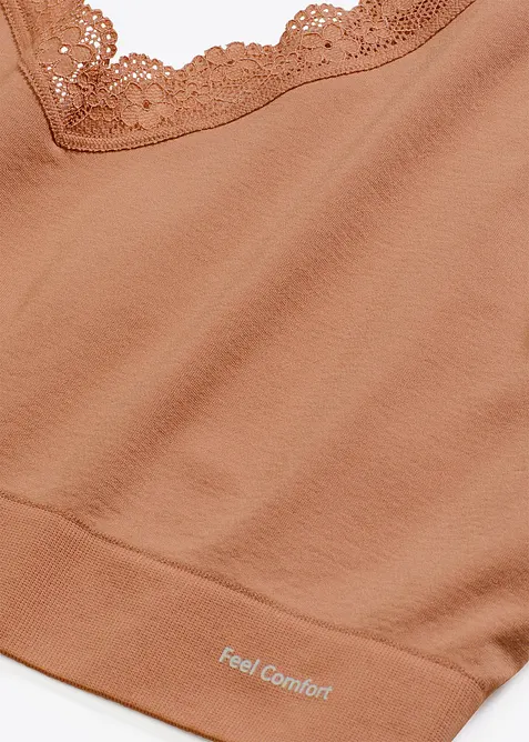 Soutien-gorge bralette Feel Comfort sans coutures, bonprix