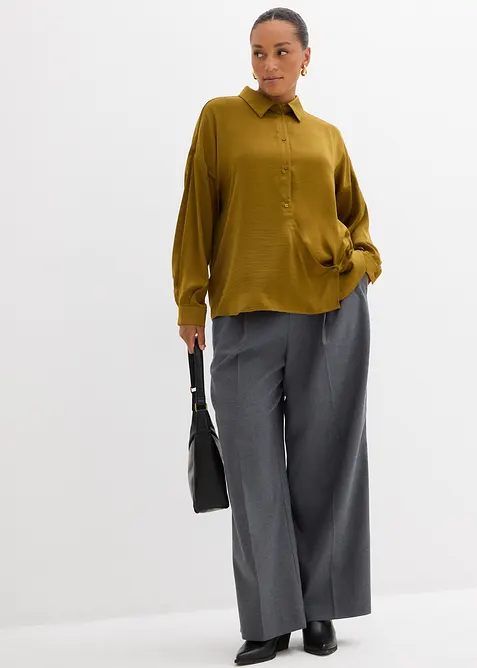 Chemisier en satin fluide, bonprix