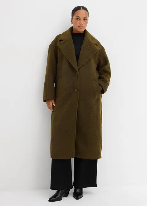 Manteau oversize à boutonnage simple, bonprix