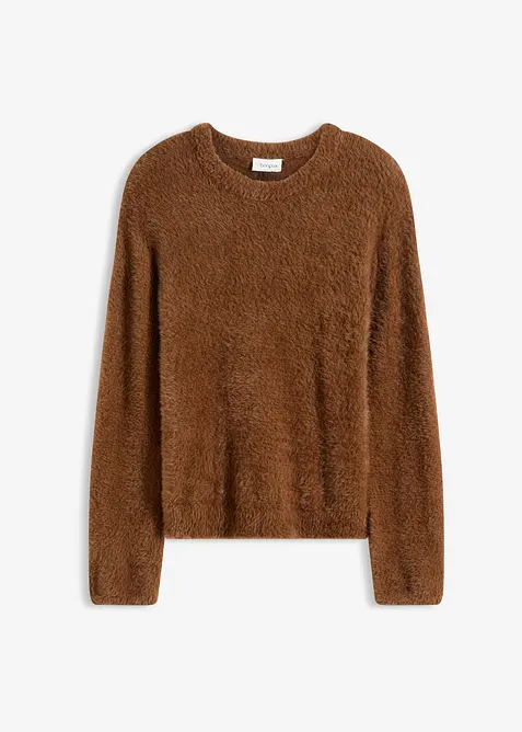 Pull aspect peluche, bonprix