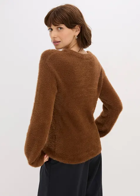 Pull aspect peluche, bonprix