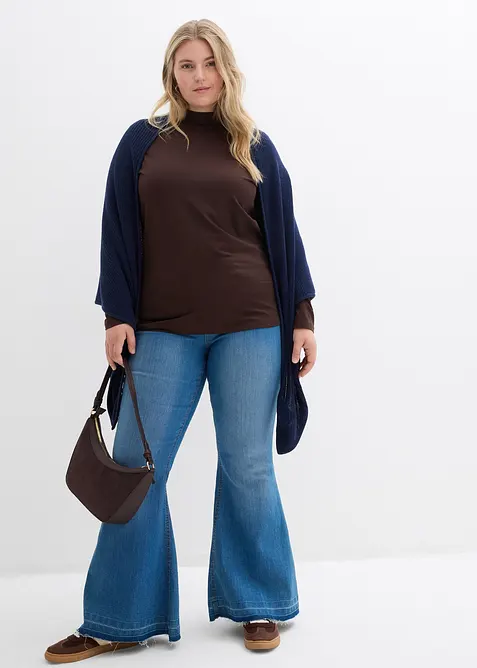 T-shirt manches longues ajust&eacute;, bonprix