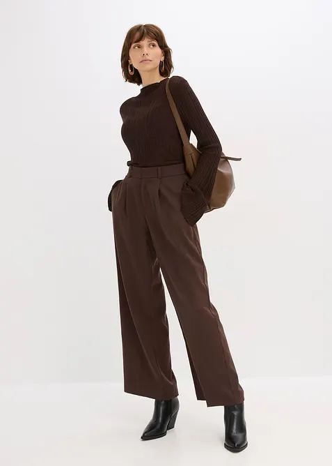 T-shirt en maille semi-transparent, bonprix