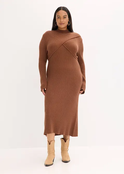 Robe en maille douce, viscose majoritaire, bonprix