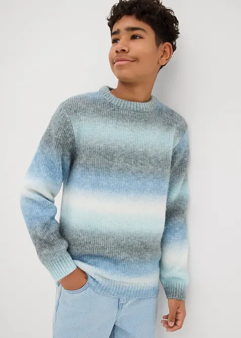 Pull en grosse maille tie & dye, bonprix