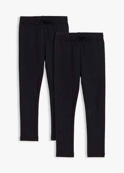 Lot de 2 leggings thermiques, bonprix