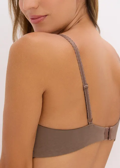 Soutien-gorge à armatures en dentelle bicolore, bonprix