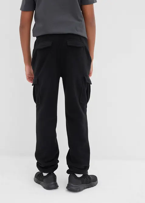 Pantalon cargo doublé sherpa, Regular, bonprix