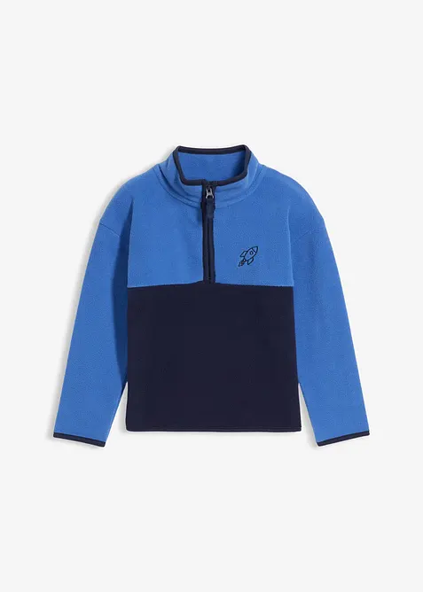 Pull polaire à col zippé, bonprix