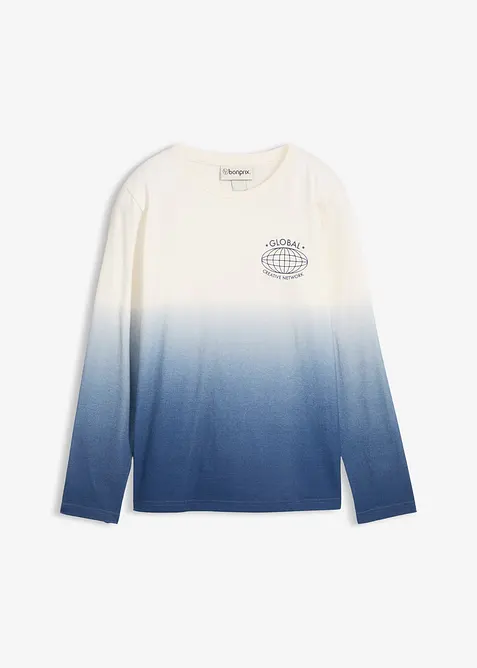 T-shirt manches longues 100% coton, bonprix