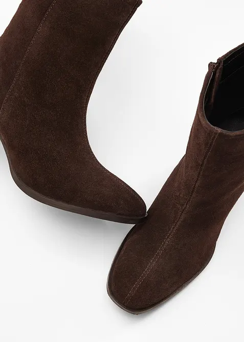 Bottines en cuir, bonprix