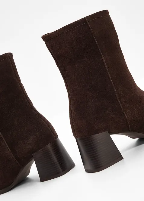 Bottines en cuir, bonprix