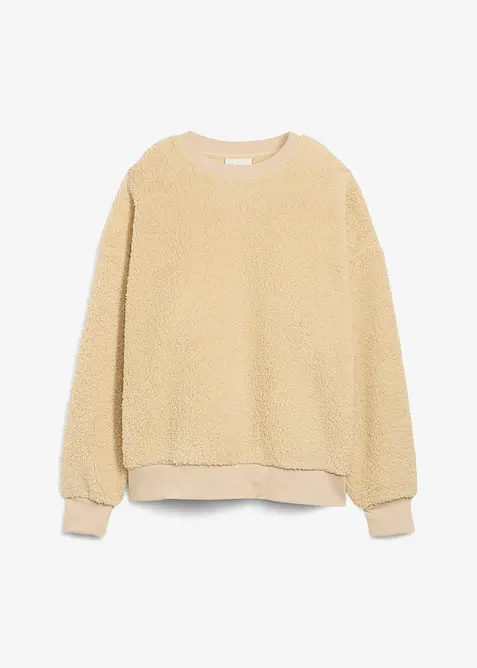 Pull en maille sherpa, bonprix