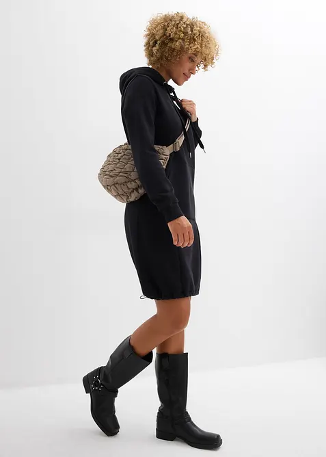 Robe sweat en coton mélangé, bonprix