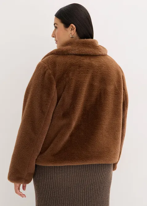 Veste en peluche, bonprix