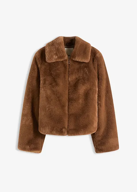 Veste en peluche, bonprix