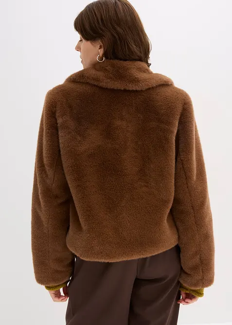 Veste en peluche, bonprix