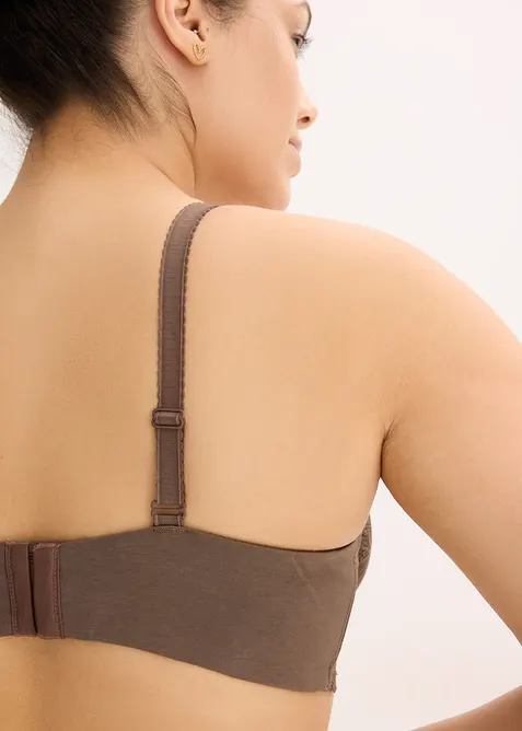 Soutien-gorge à armatures en dentelle bicolore, bonprix