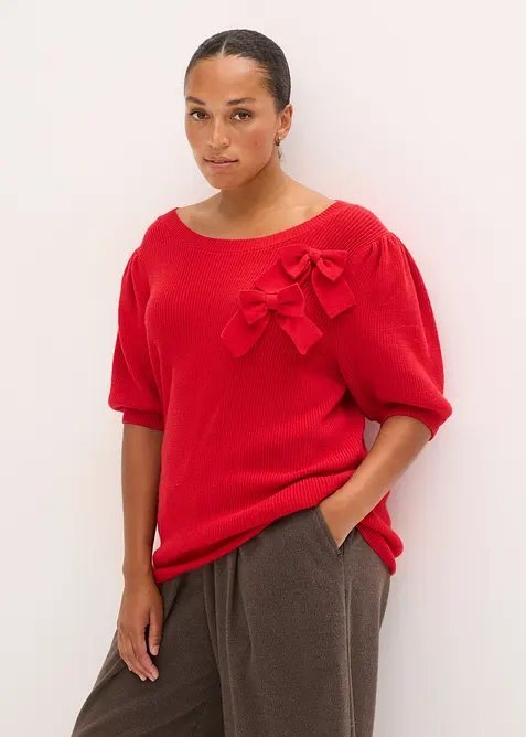 Pull avec application de nœuds, bonprix